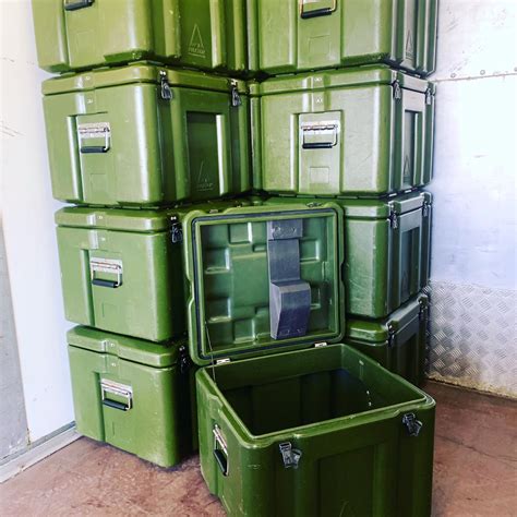 metal food box military|military surplus boxes for sale.